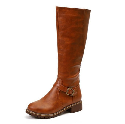 Mujer Botas Estilo Martin | Suela Antideslizante & Tacón Ancho | Uso Diario