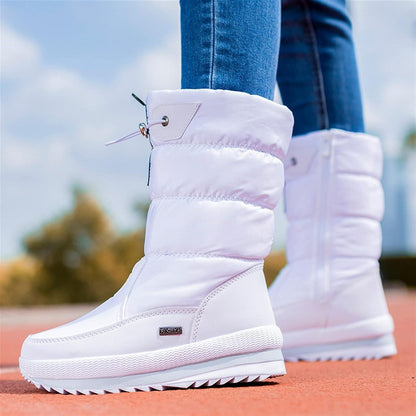 Mujer Botas de Media Caña Acolchadas | Forro Cálido & Suela Texturizada | Otoño e Invierno