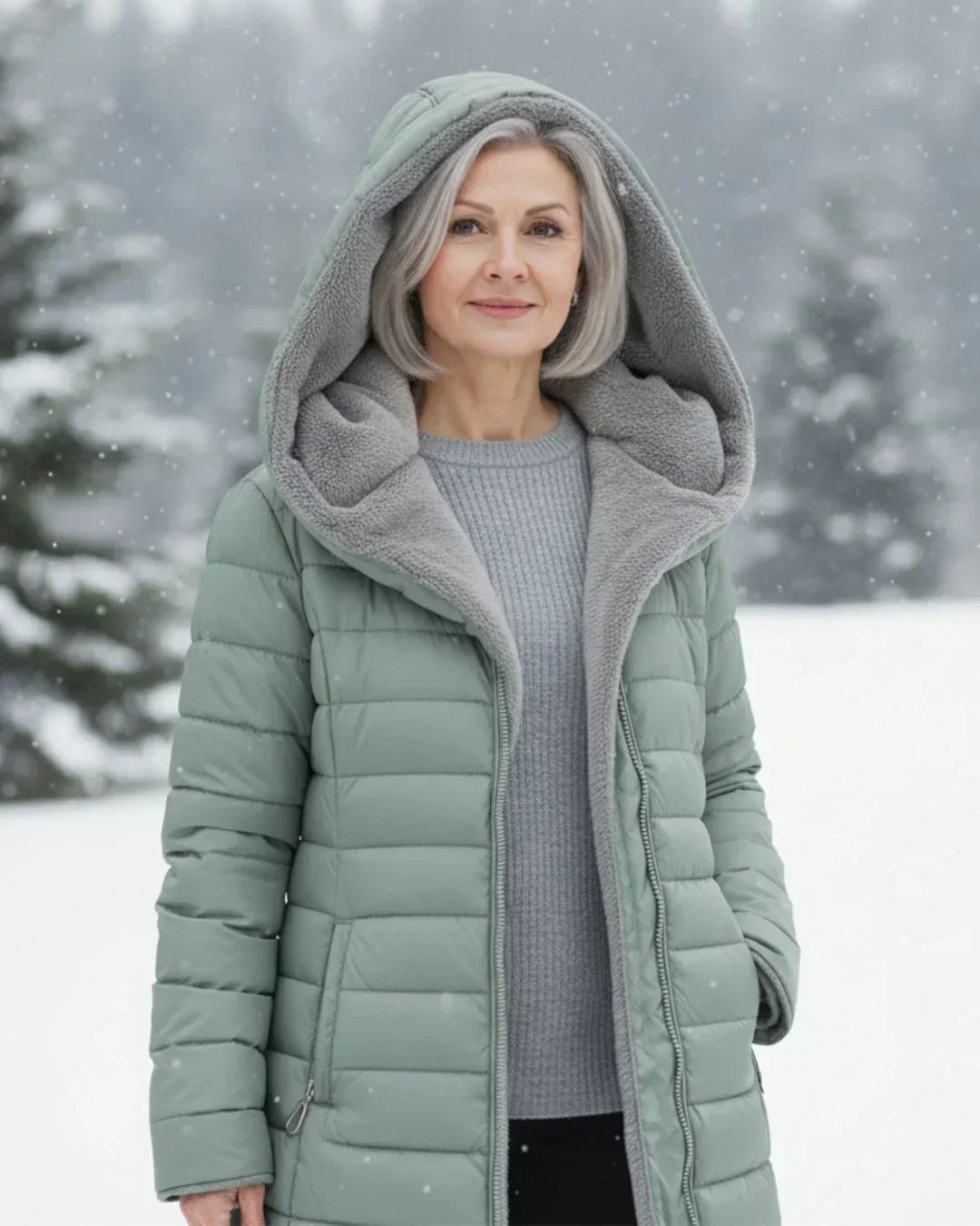 Mujer Abrigo Acolchado | Forro Polar & Repelente al Agua | Otoño e Invierno