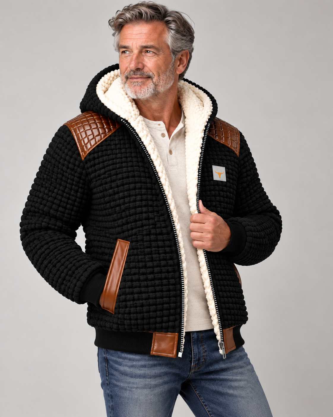 Hombre Chaleco Acolchado | Forro de Peluche & Diseño Acolchado | Uso Diario