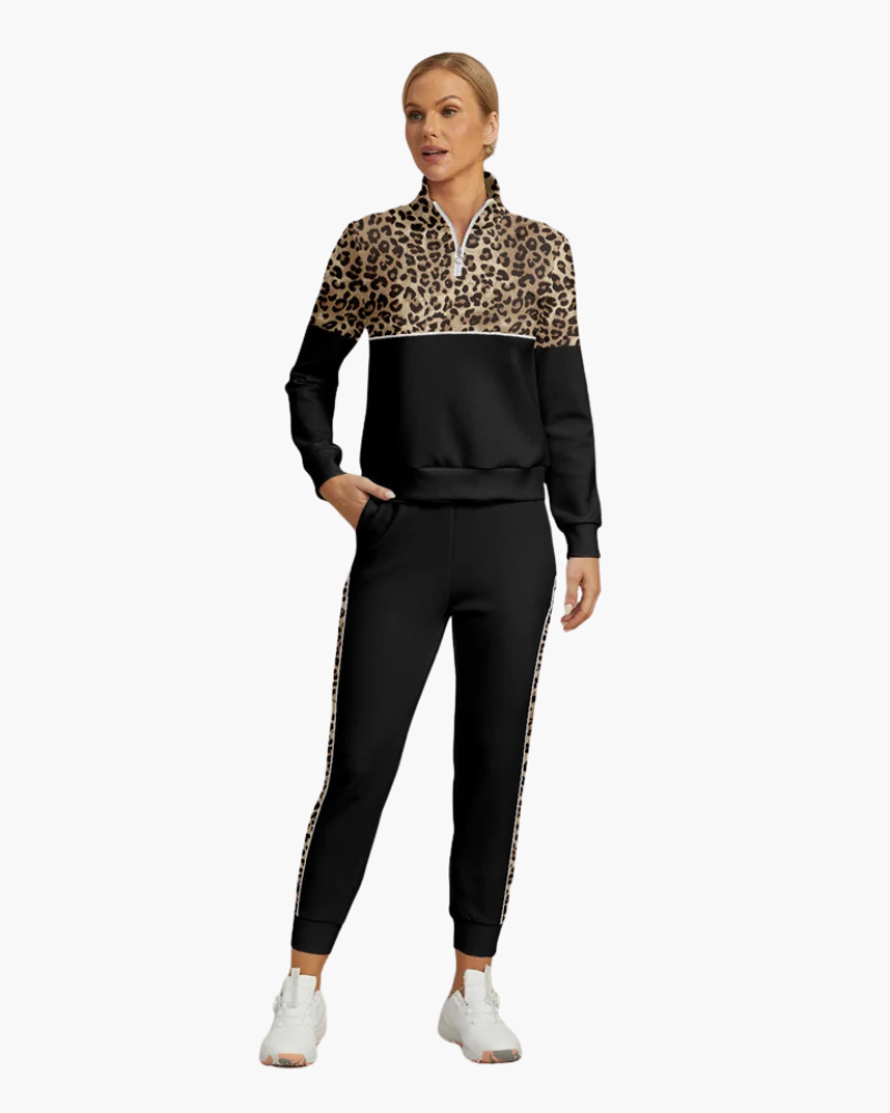 Mujer Pullover de Golf | Media Cremallera & Tejido Elástico | Deporte y Tiempo Libre