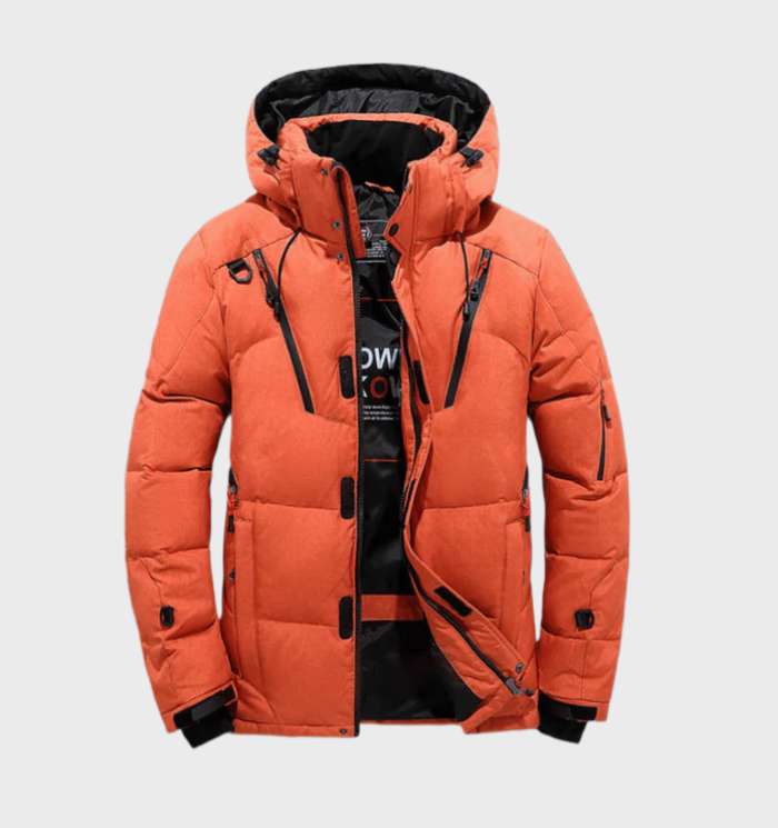 Hombre Parka Acolchada | Impermeable & Forro Polar | Otoño e Invierno
