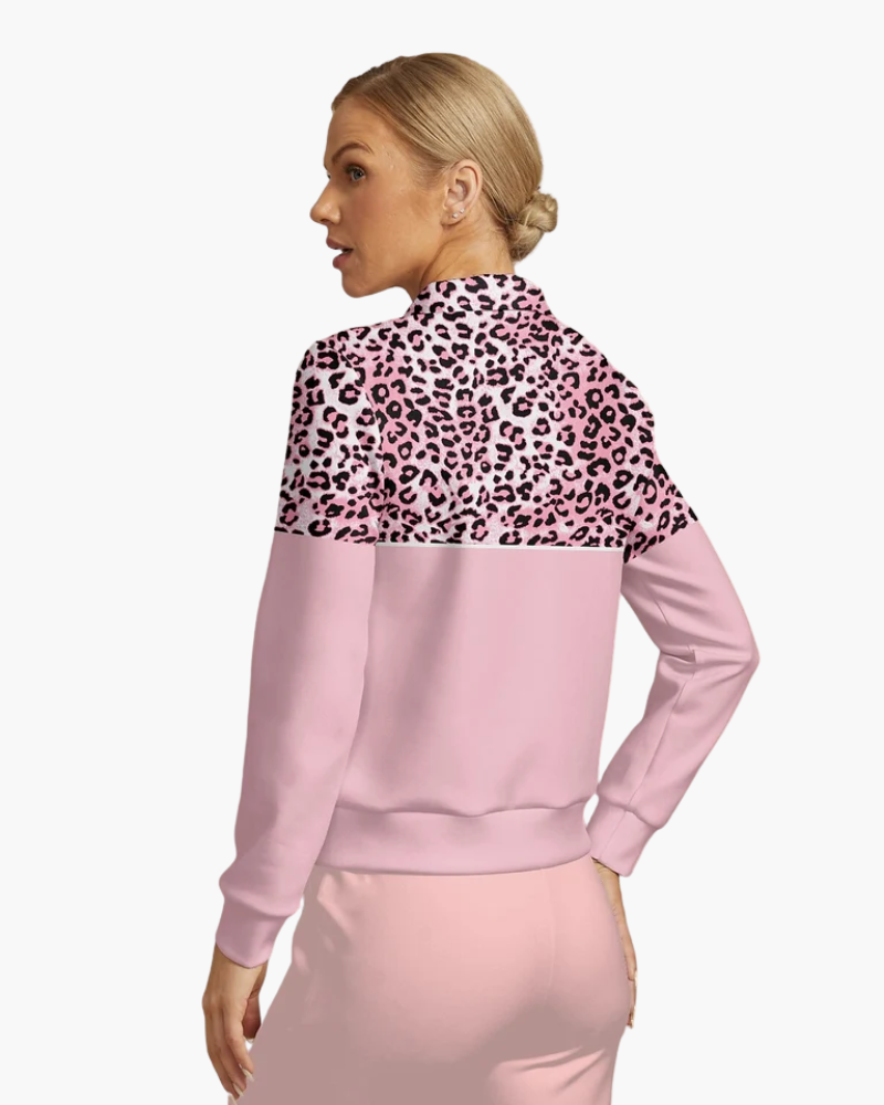 Mujer Pullover de Golf | Media Cremallera & Tejido Elástico | Deporte y Tiempo Libre