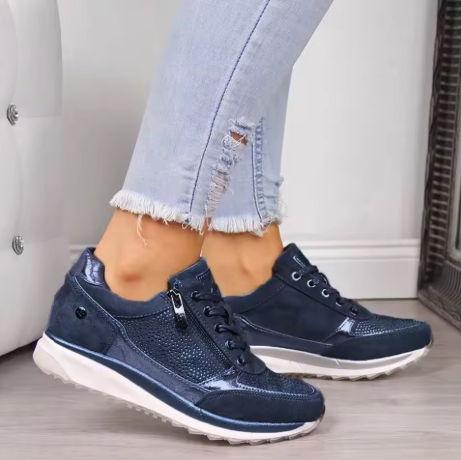 Zapatillas deportivas con amortiguación para mujer | Suela antideslizante y tejido transpirable