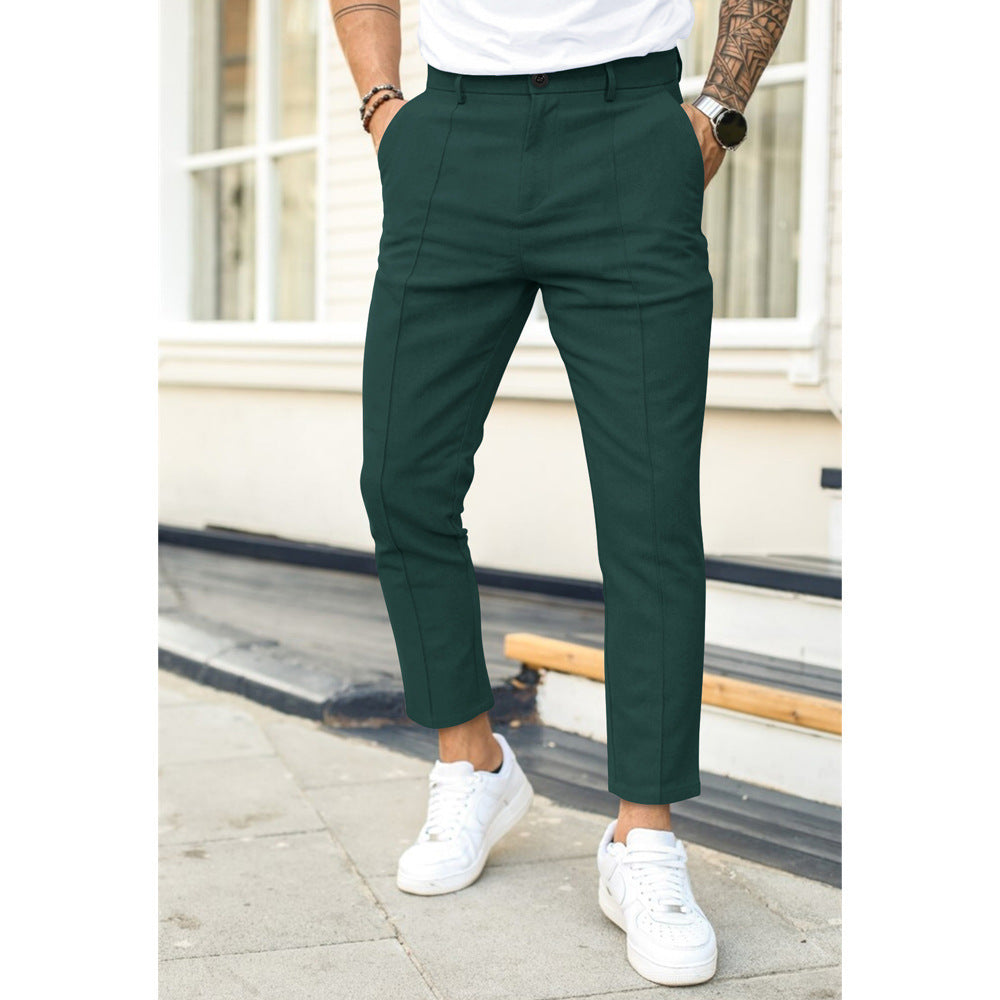 Hombre Pantalones de Vestir Modern Fit | Transpirables & Elásticos | Oficina y Trabajo
