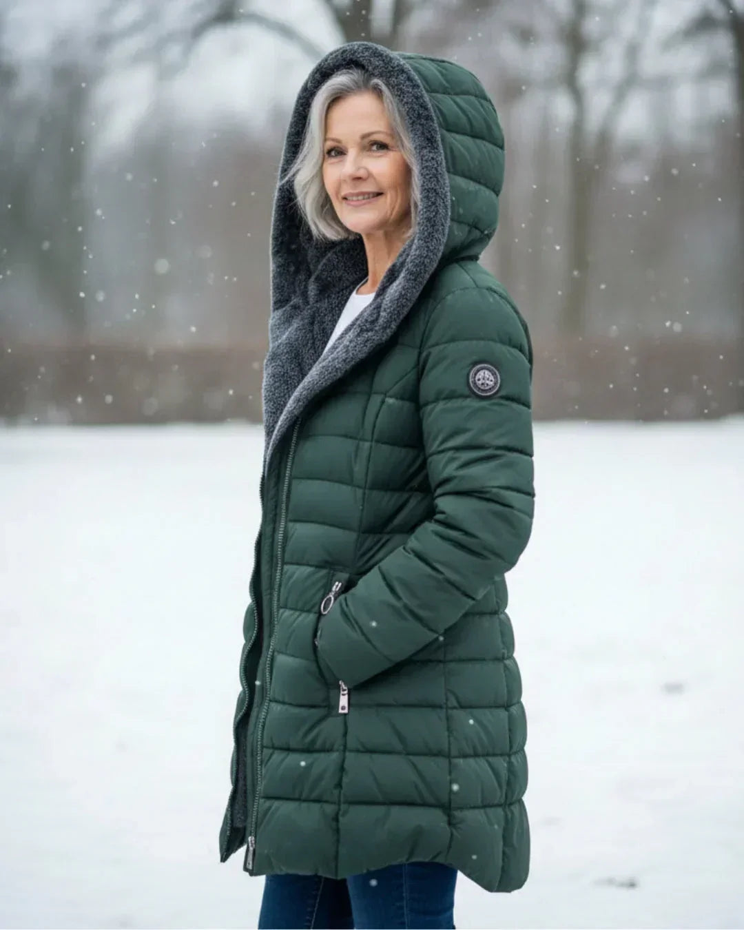 Mujer Abrigo Acolchado | Forro Polar & Repelente al Agua | Otoño e Invierno