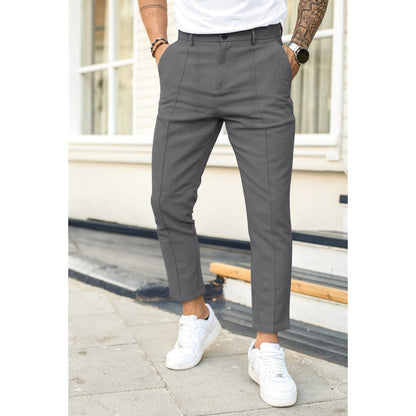 Hombre Pantalones de Vestir Modern Fit | Transpirables & Elásticos | Oficina y Trabajo