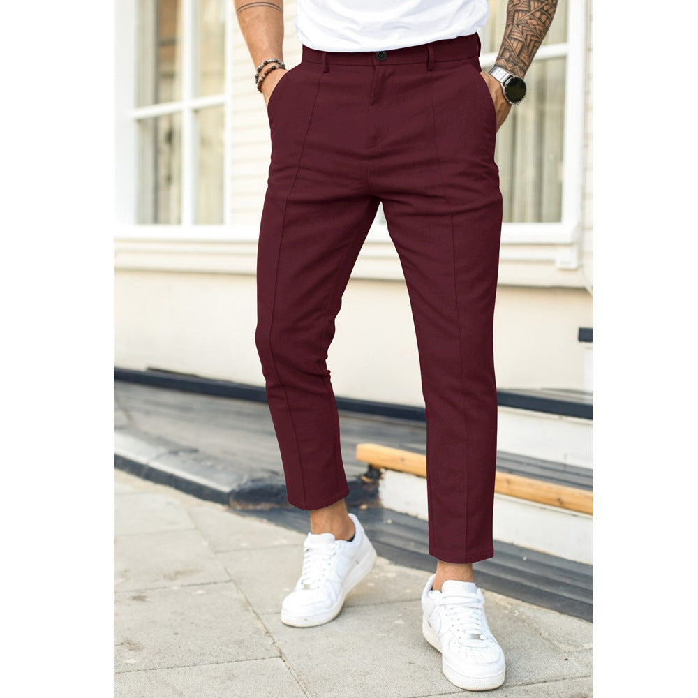 Hombre Pantalones de Vestir Modern Fit | Transpirables & Elásticos | Oficina y Trabajo