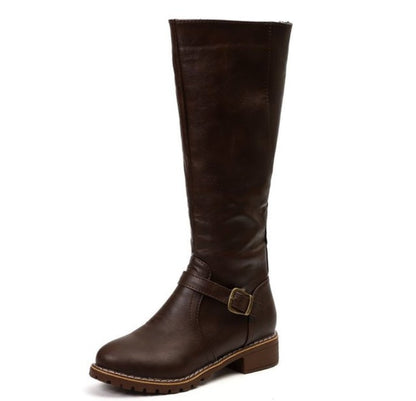 Mujer Botas Estilo Martin | Suela Antideslizante & Tacón Ancho | Uso Diario