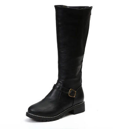 Mujer Botas Estilo Martin | Suela Antideslizante & Tacón Ancho | Uso Diario