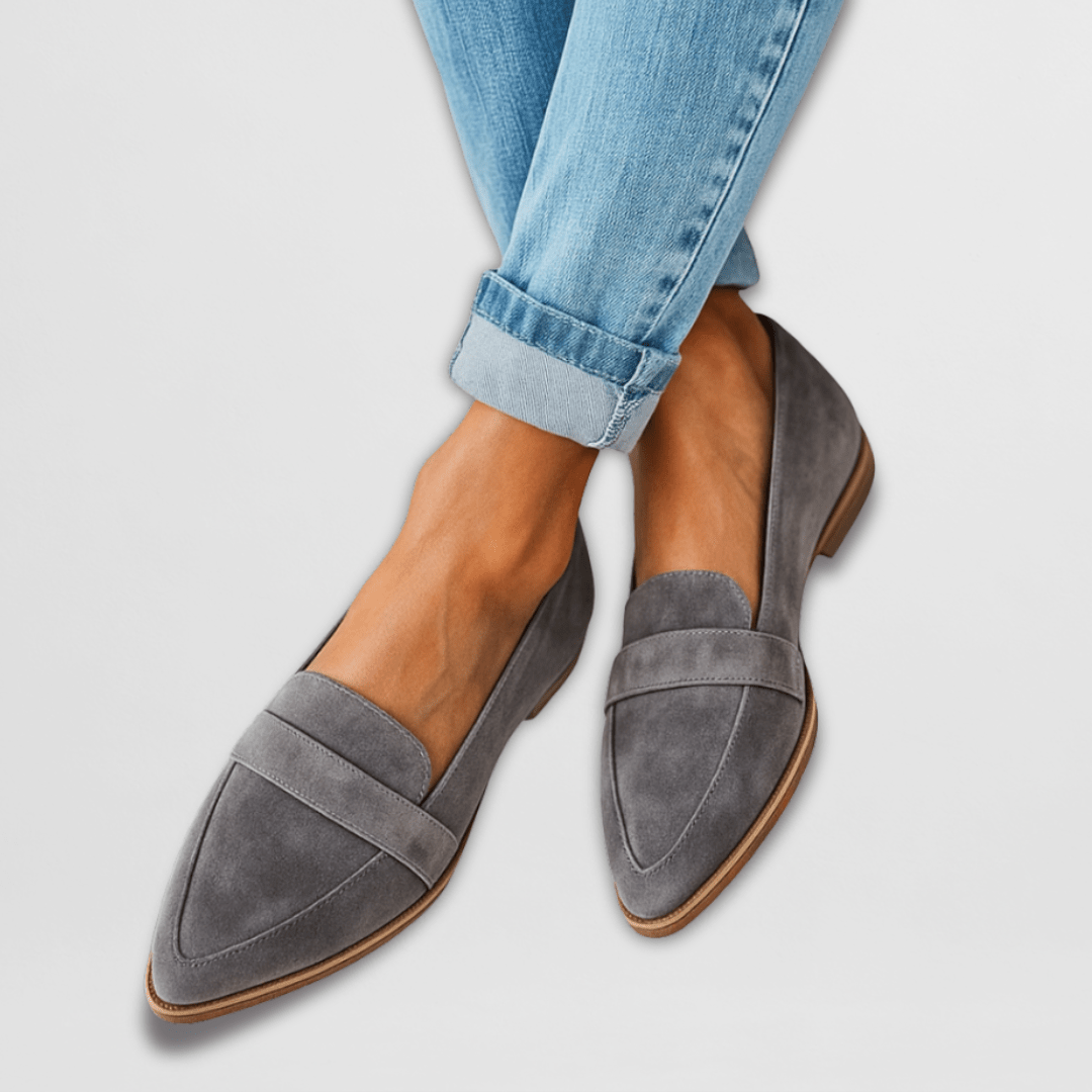 Mocasín de ante en punta para mujer | Primavera
