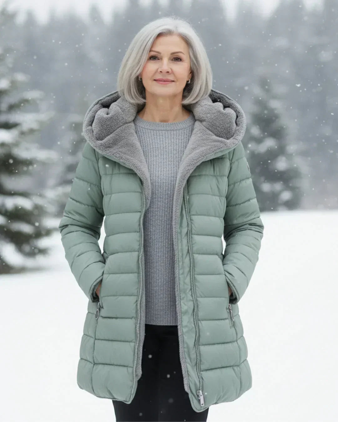 Mujer Abrigo Acolchado | Forro Polar & Repelente al Agua | Otoño e Invierno