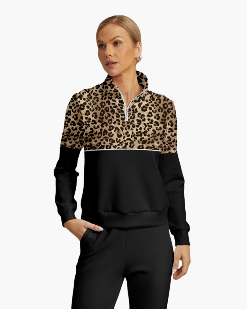 Mujer Pullover de Golf | Media Cremallera & Tejido Elástico | Deporte y Tiempo Libre