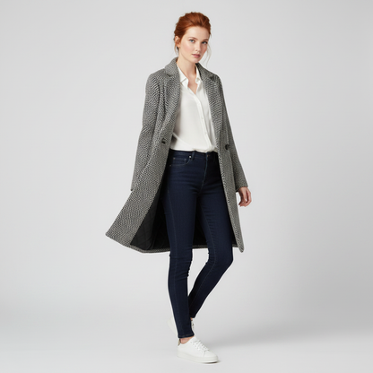 Abrigo Largo de Lana para Mujer | Elegante y Cálido