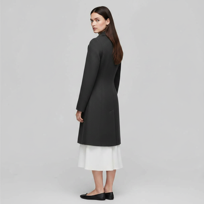 Abrigo de Mujer con Botones | Abrigo Elegante y Cálido