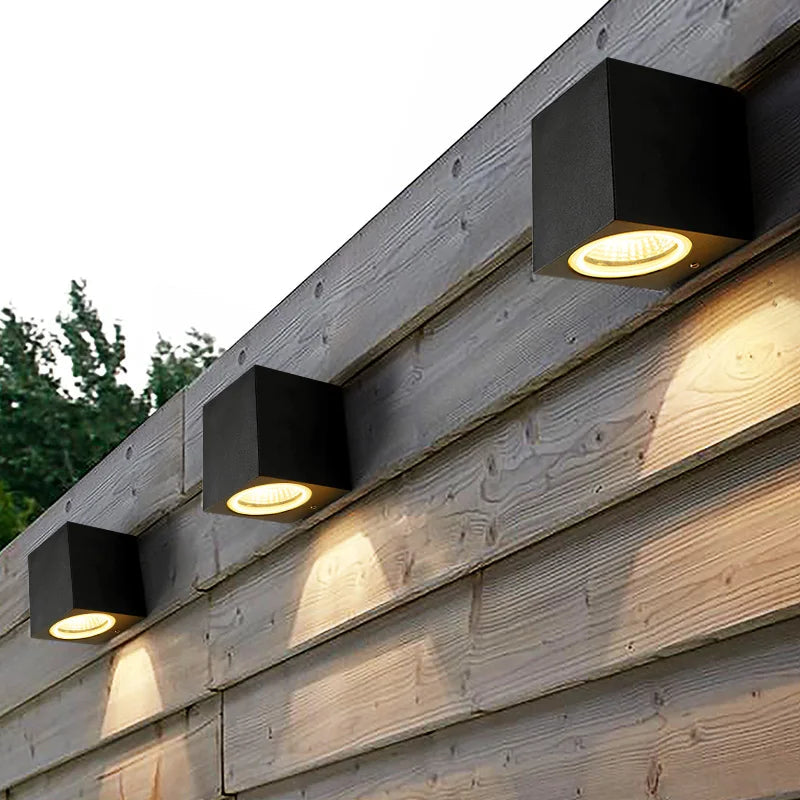 Aplique Exterior LED Negro | Aplique de Pared para Exterior 4
