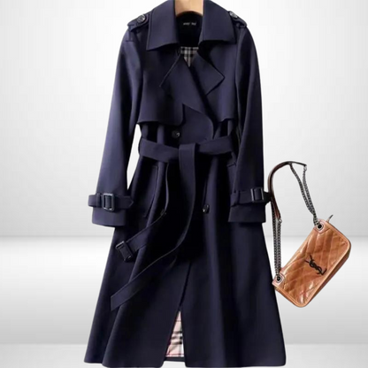Mujer Gabardina de Invierno | Relleno Aislante & Corte Medio | Otoño e Invierno