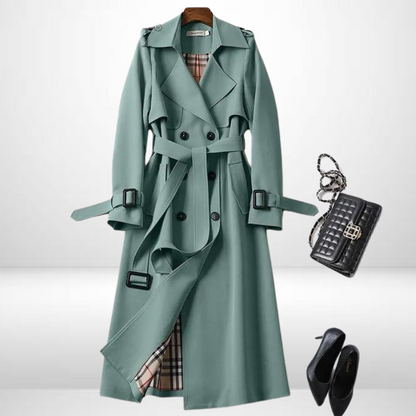 Mujer Gabardina de Invierno | Relleno Aislante & Corte Medio | Otoño e Invierno