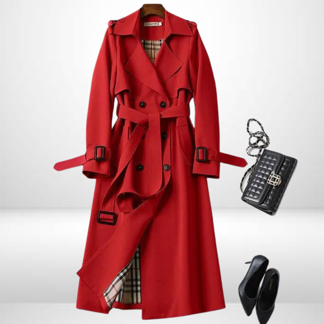Mujer Gabardina de Invierno | Relleno Aislante & Corte Medio | Otoño e Invierno