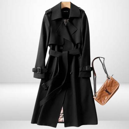 Mujer Gabardina de Invierno | Relleno Aislante & Corte Medio | Otoño e Invierno