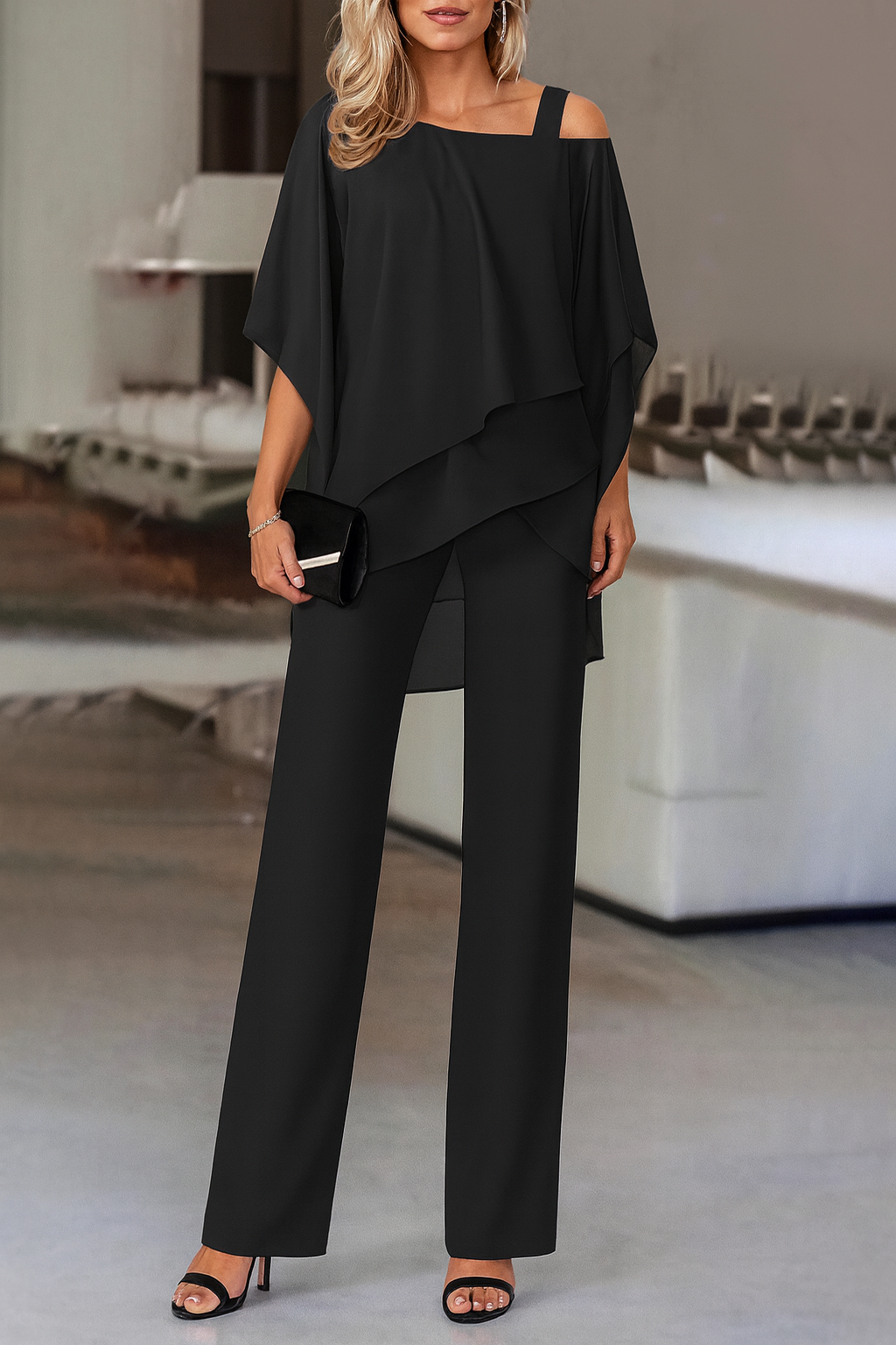 Conjunto elegante de noche para mujer | Corte cómodo y sofisticado