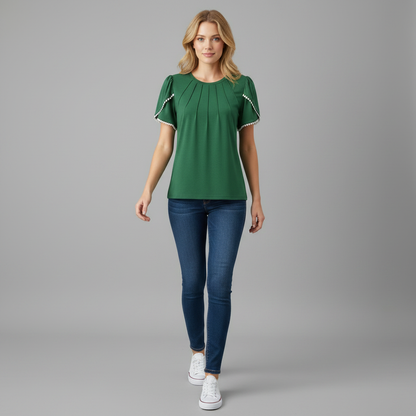 Blusa Vanessa | Blusa Mujer de Algodón Casual y Cómoda