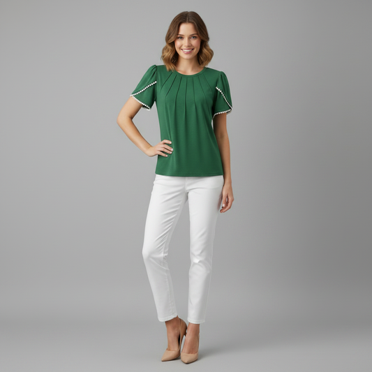 Blusa Vanessa | Blusa Mujer de Algodón Casual y Cómoda