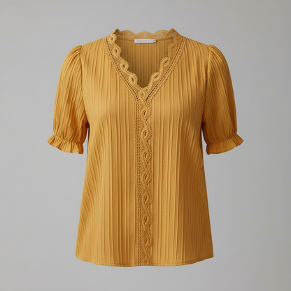 Blusa de Verano Astrid | Blusa Mujer Elegante Encaje