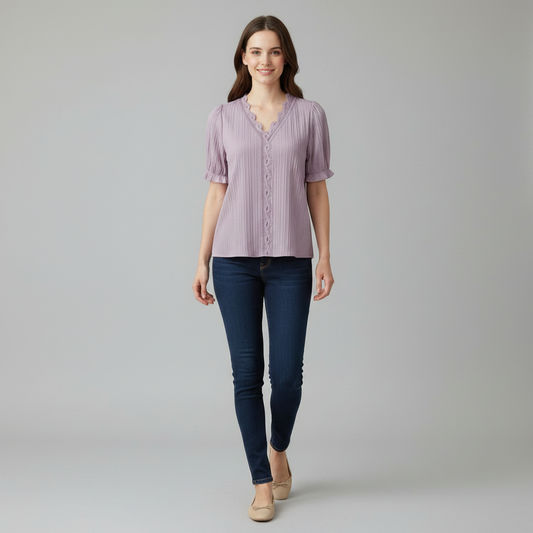 Blusa de Verano Astrid | Blusa Mujer Elegante Encaje