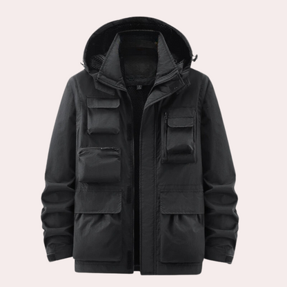 Hombre Parka Acolchada | Impermeable & Relleno de Plumón | Otoño e Invierno