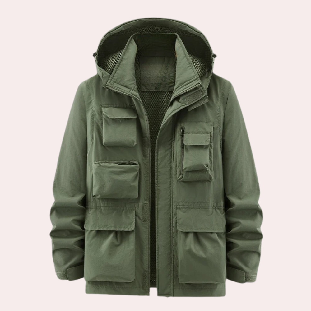 Hombre Parka Acolchada | Impermeable & Relleno de Plumón | Otoño e Invierno