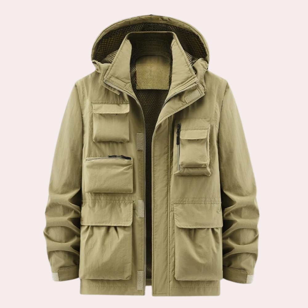 Hombre Parka Acolchada | Impermeable & Relleno de Plumón | Otoño e Invierno