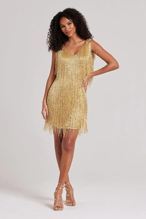 Vestido envolvente con escote en V para mujer | Poliéster elegante