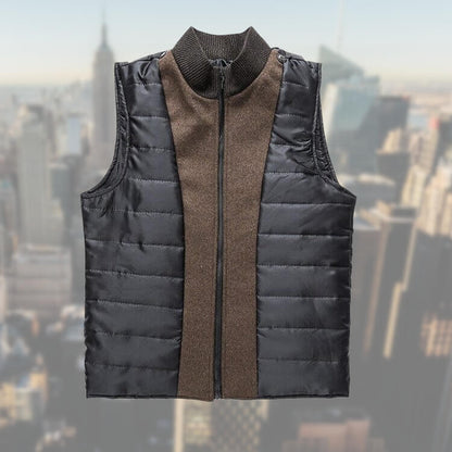 Hombre Chaqueta de Invierno | Cierre de Botones & Cuello Alto | Otoño e Invierno