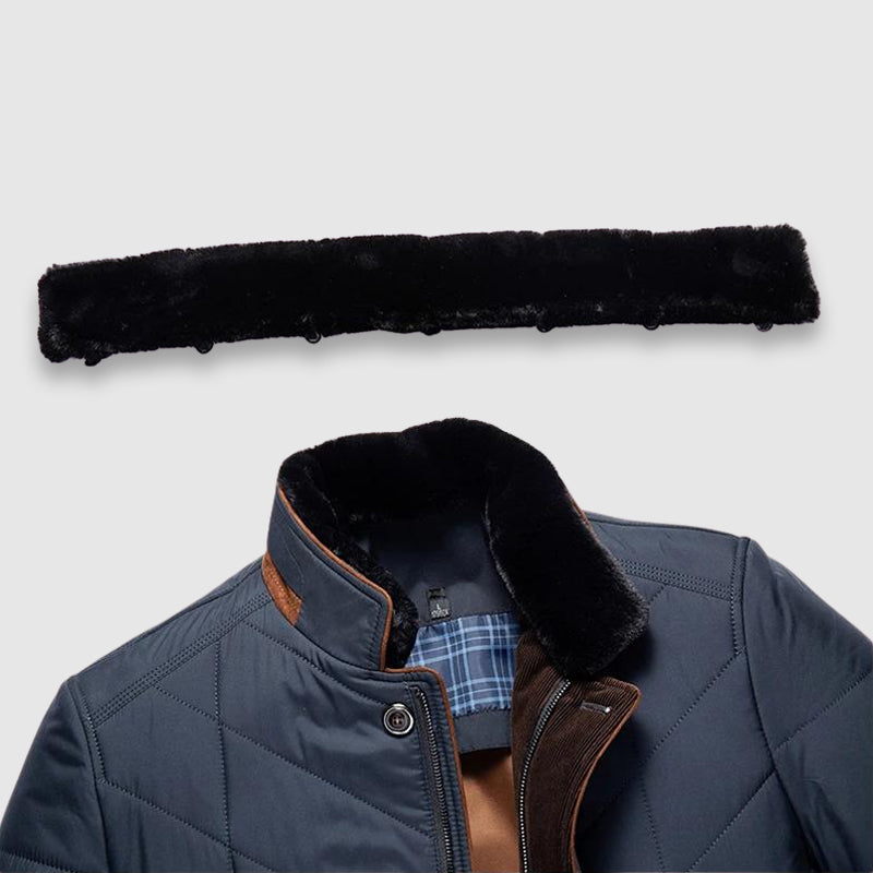 Mujer Chaqueta de Cuello Alto | Cierre de Cremallera y Botones & Cuello Forrado | Casual y Oficina
