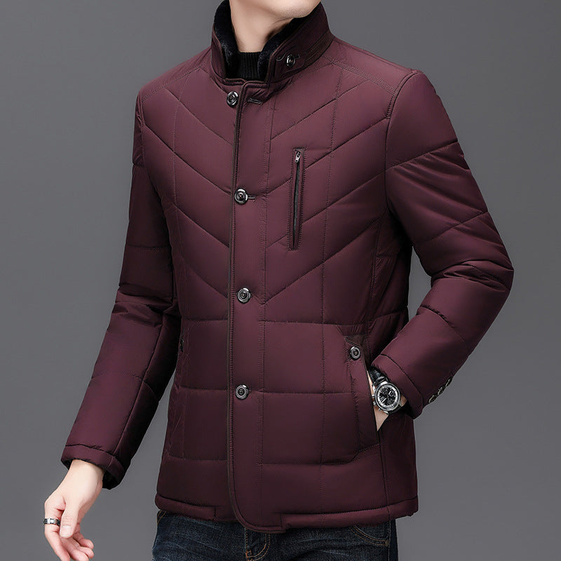 Mujer Chaqueta de Cuello Alto | Cierre de Cremallera y Botones & Cuello Forrado | Casual y Oficina
