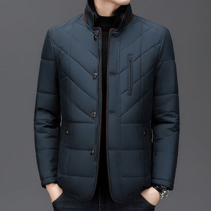 Mujer Chaqueta de Cuello Alto | Cierre de Cremallera y Botones & Cuello Forrado | Casual y Oficina