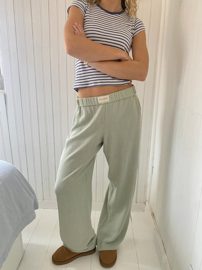 Mujer Pantalón Holgado de Estar por Casa | Cintura Ajustable & Bolsillos Prácticos | Uso Diario