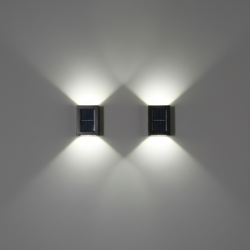 Lámpara Solar LED IP65 | Luz Solar Exterior Moderna