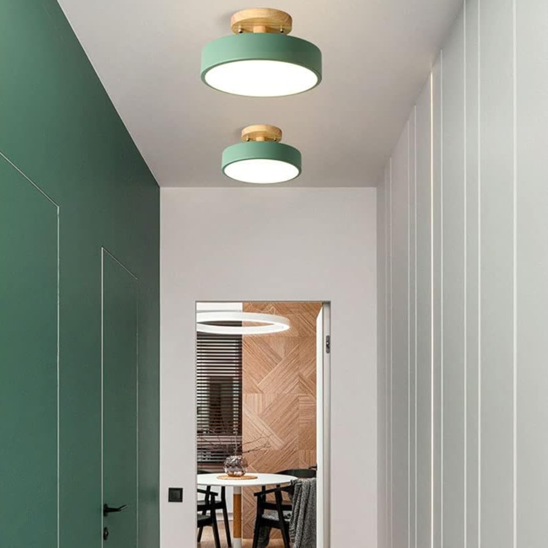 Lámpara de Techo Minimalista de Madera LED | Lámparas de Techo Modernas 1