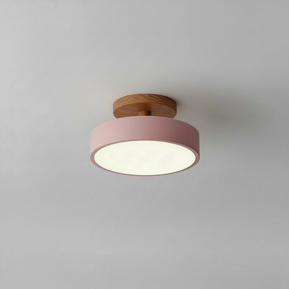 Lámpara de Techo Minimalista de Madera LED | Lámparas de Techo Modernas
