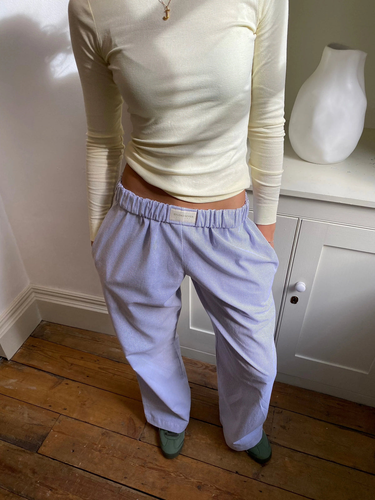 Mujer Pantalón Holgado de Estar por Casa | Cintura Ajustable & Bolsillos Prácticos | Uso Diario
