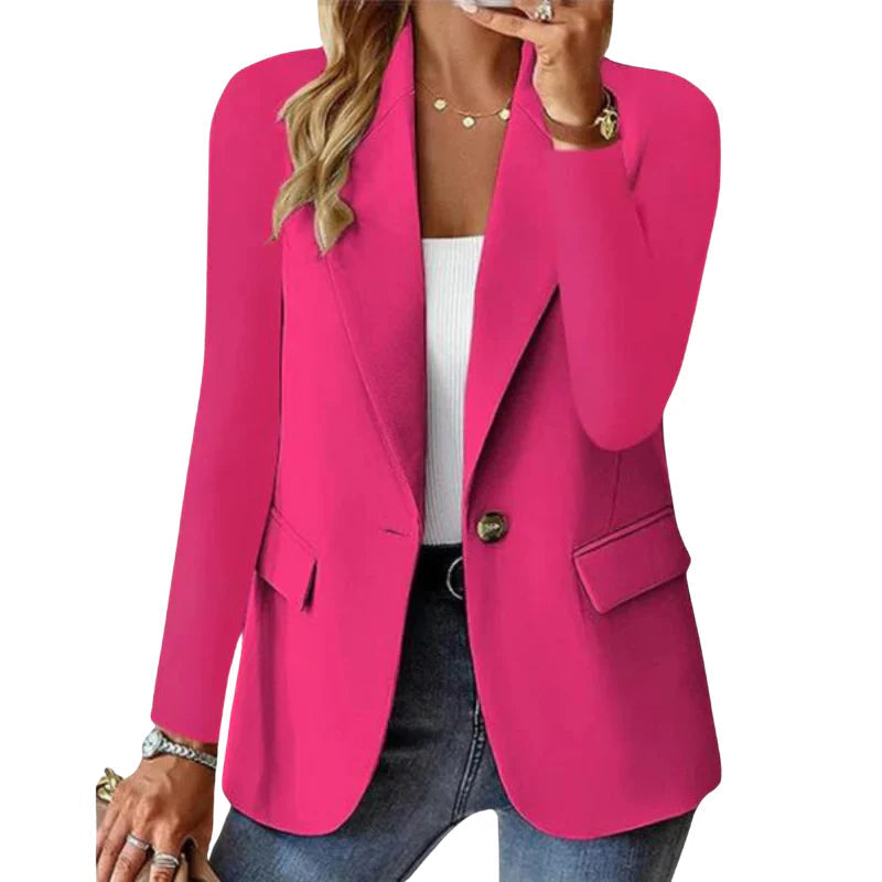 Blazer elegante para mujer | Corte entallado y tejido suave