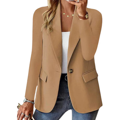 Blazer elegante para mujer | Corte entallado y tejido suave