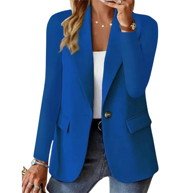 Blazer elegante para mujer | Corte entallado y tejido suave