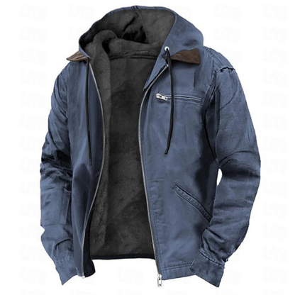 Mujer Chaqueta con Capucha Extraíble | Cierre de Cremallera & Forro Cálido | Otoño e Invierno