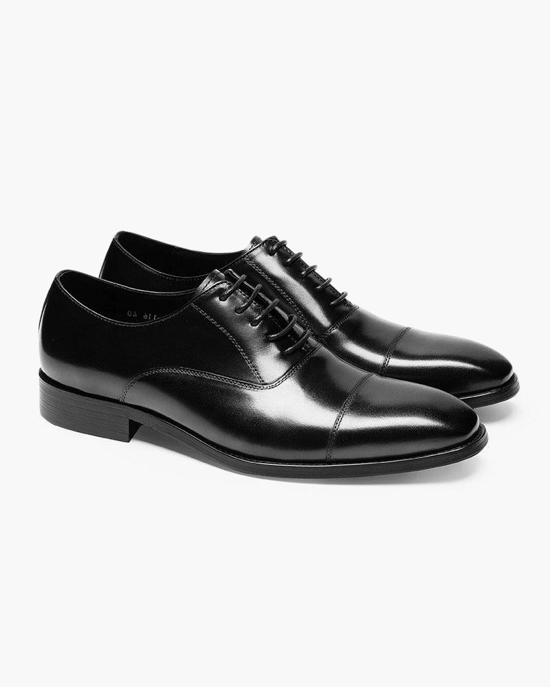 Hombre Zapatos Clásicos de Piel | Piel Lisa & Suela Firme | Oficina y Trabajo