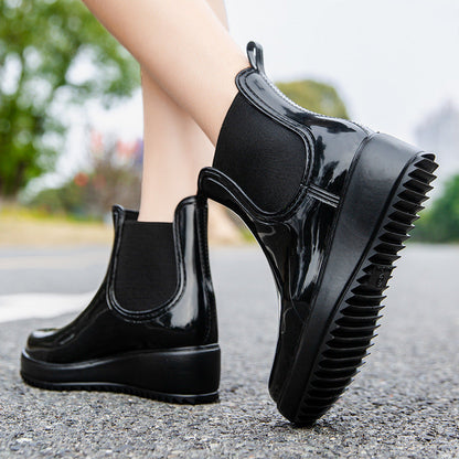 Mujer Botines Chelsea Impermeables | Suela Antideslizante & Paneles Elásticos | Uso Diario