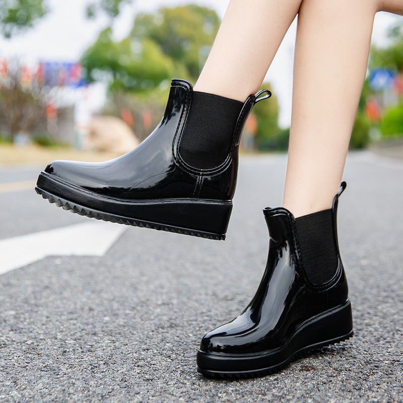 Mujer Botines Chelsea Impermeables | Suela Antideslizante & Paneles Elásticos | Uso Diario