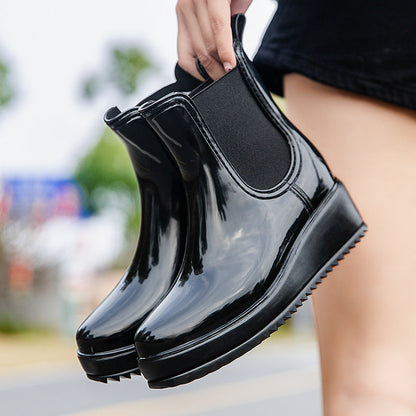 Mujer Botines Chelsea Impermeables | Suela Antideslizante & Paneles Elásticos | Uso Diario